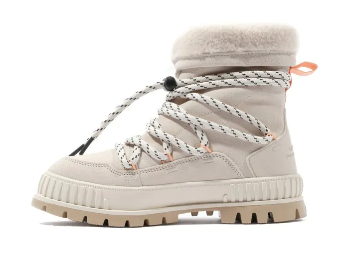 Women PALLASHOCK HIVER Almond Milk PALLADIUM Boots Women PALLASHOCK HIVER Almond Milk PALLADIUM Boots