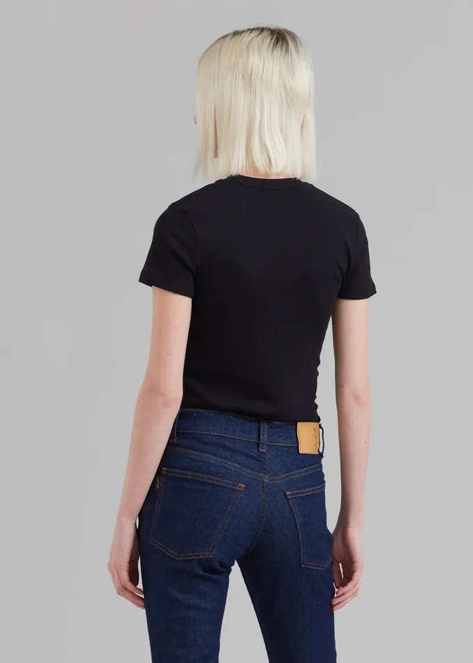 Women Palmira Tee 8211 Black The Frankie Shop Tops