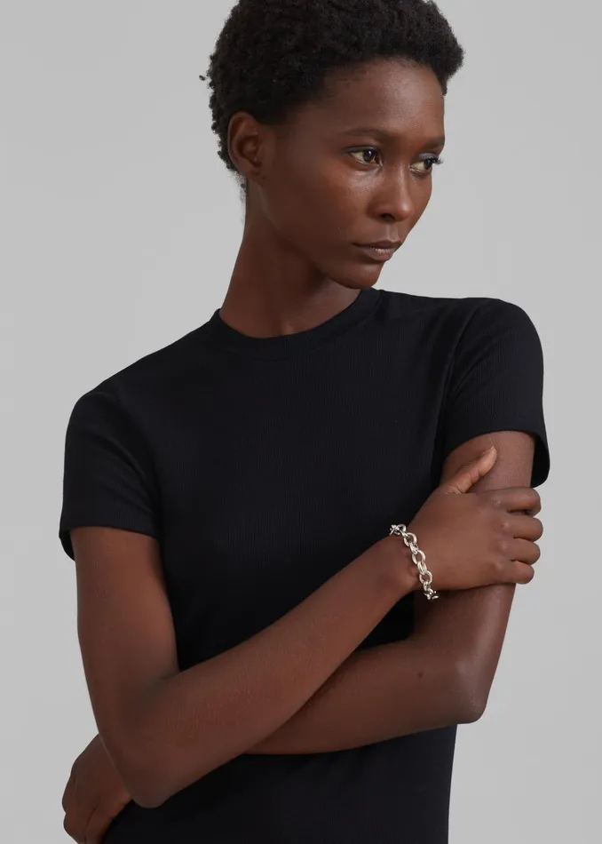 Women Palmira Tee 8211 Black The Frankie Shop Tops