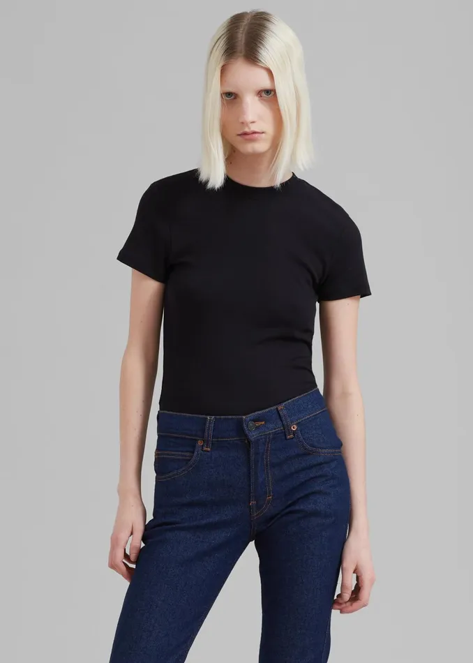 Women Palmira Tee 8211 Black The Frankie Shop Tops
