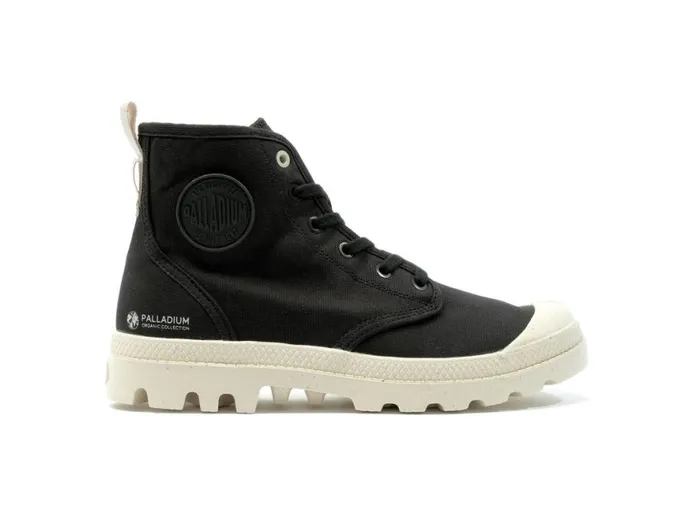 Women PAMPA HI ZIP ORGANIC Black PALLADIUM Boots