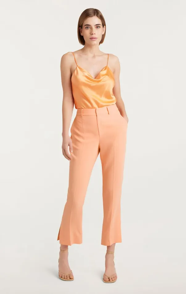 Women Pants Cinq Sept Cropped Kerry Pant Marmalade