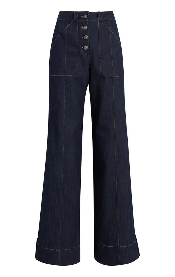 Women Pants Cinq Sept Long Benji Pant Indigo