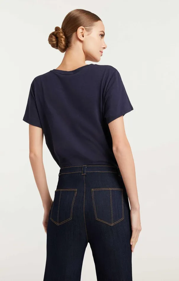 Women Pants Cinq Sept Long Benji Pant Indigo