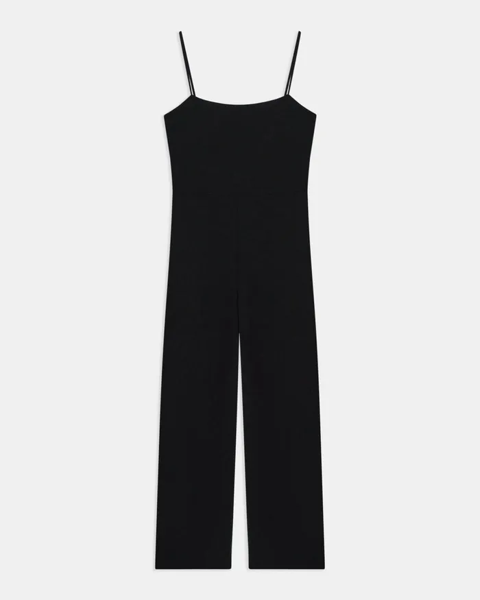 Women Pants Theory Cami Jumpsuit In Admiral Crepe Black