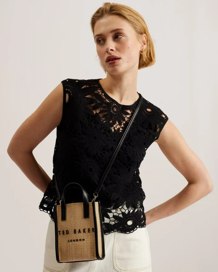 Women PAULII 8211 Mini Woven Embroidered Icon Bag Natural Ted Baker Icon Bags and Signature Bags Women PAULII 8211 Mini Woven Embroidered Icon Bag Natural Ted Baker Icon Bags and Signature Bags