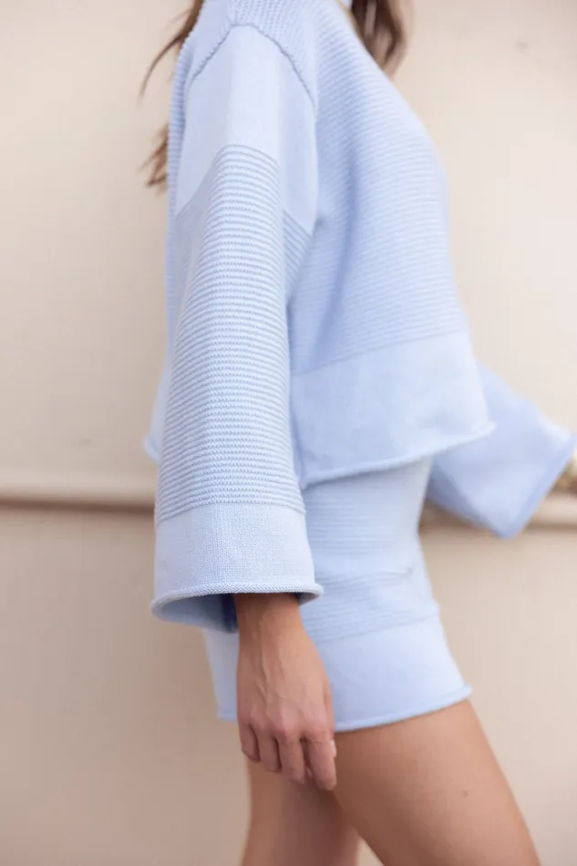 Women petalandpup Myna Knit Short 8211 Blue Blue Loungewear