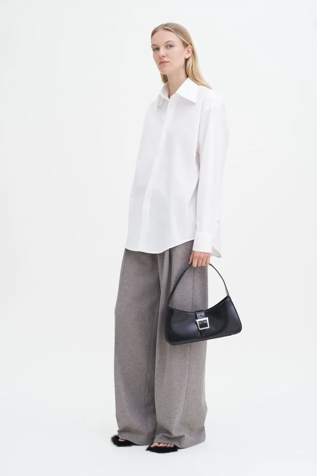 Women Poplin Shirt White Filippa K Shirts and Blouses
