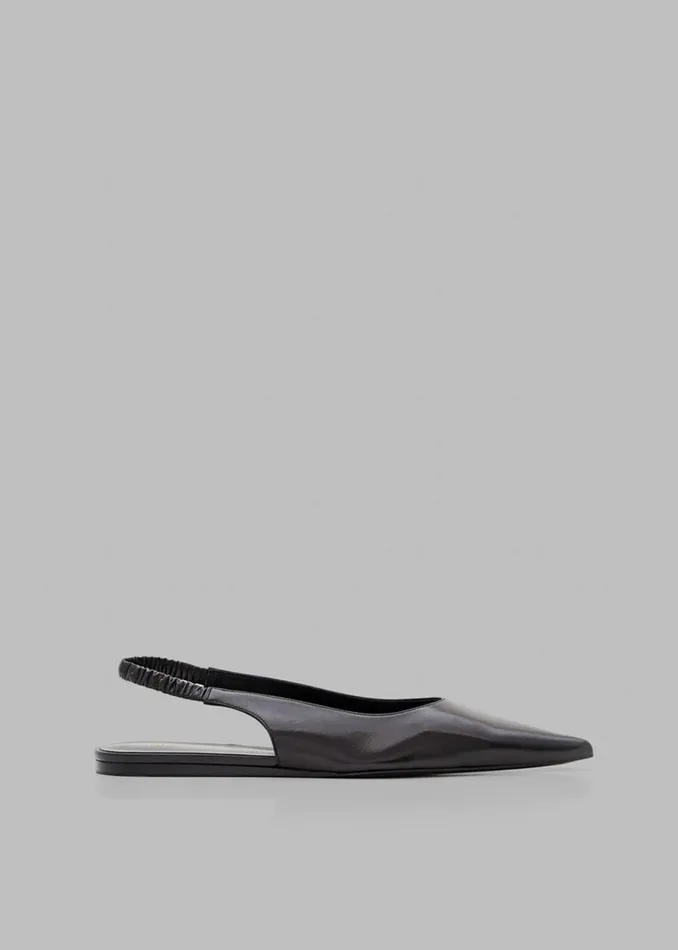 Women Proenza Schouler Spike Slingback Flats 8211 Black The Frankie Shop