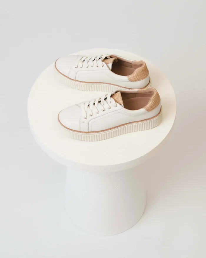 Women Raffia jomercer Arianna sneakers white raffia Women Raffia jomercer Arianna sneakers white raffia