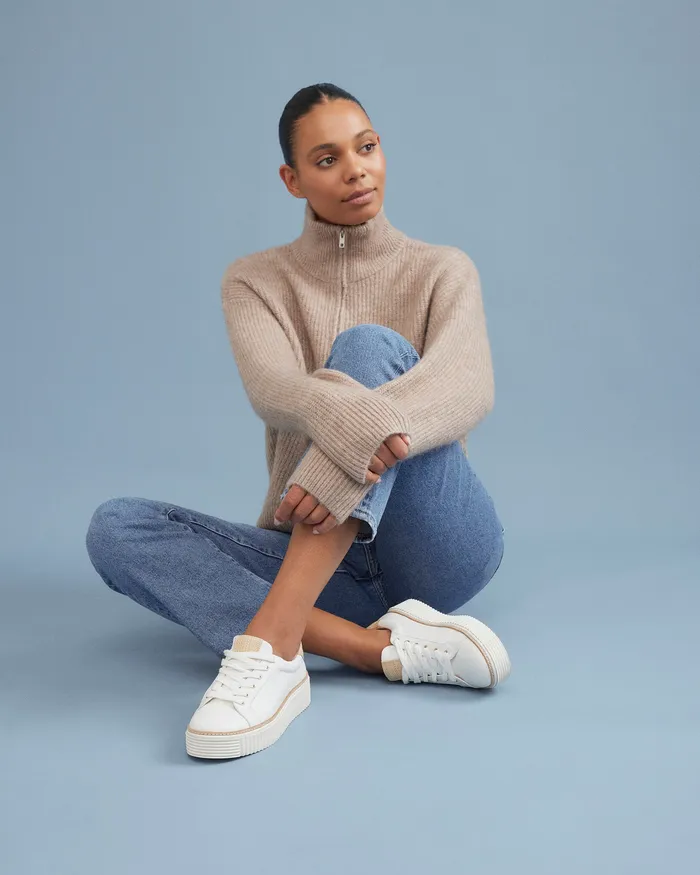 Women Raffia jomercer Arianna sneakers white raffia Women Raffia jomercer Arianna sneakers white raffia