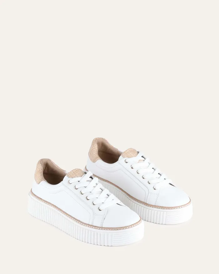 Women Raffia jomercer Arianna sneakers white raffia Women Raffia jomercer Arianna sneakers white raffia