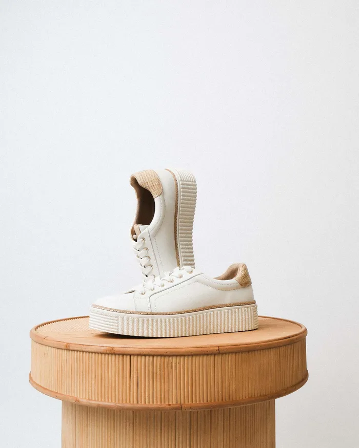 Women Raffia jomercer Arianna sneakers white raffia Women Raffia jomercer Arianna sneakers white raffia