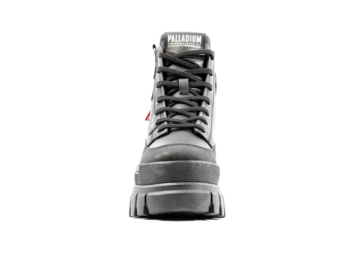 Women REVOLT BOOT ZIP LEATHER Blackblack PALLADIUM Boots
