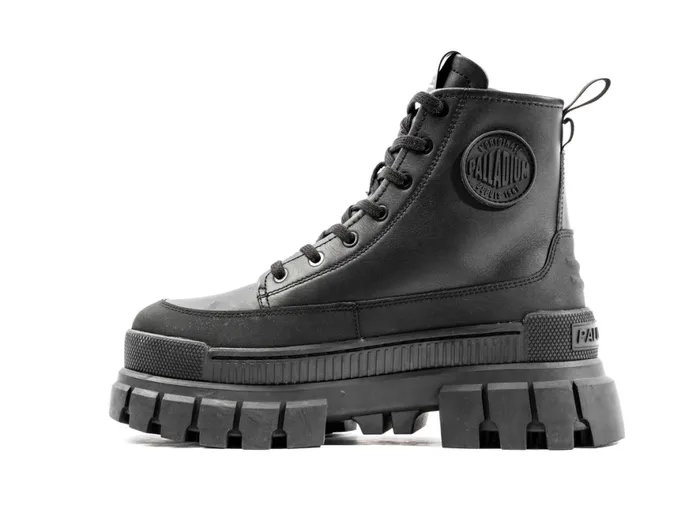 Women REVOLT BOOT ZIP LEATHER Blackblack PALLADIUM Boots