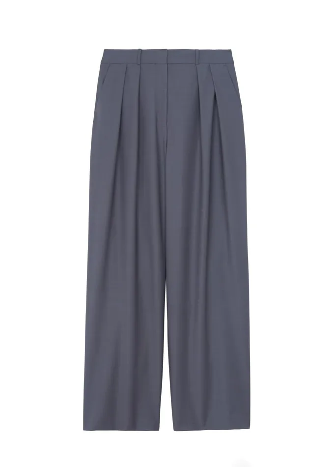 Women Ripley Pleated Trousers 8211 Grey The Frankie Shop Bottoms