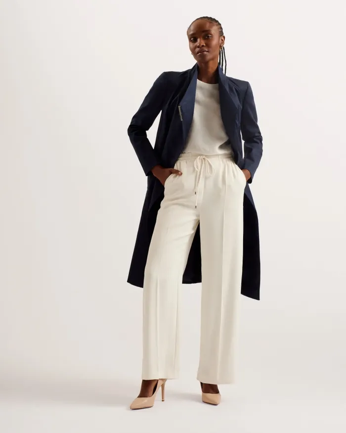 Women ROSINA 8211 Midi Length Wrap Trench Coat Dark Blue Ted Baker Coats and Jackets Women ROSINA 8211 Midi Length Wrap Trench Coat Dark Blue Ted Baker Coats and Jackets