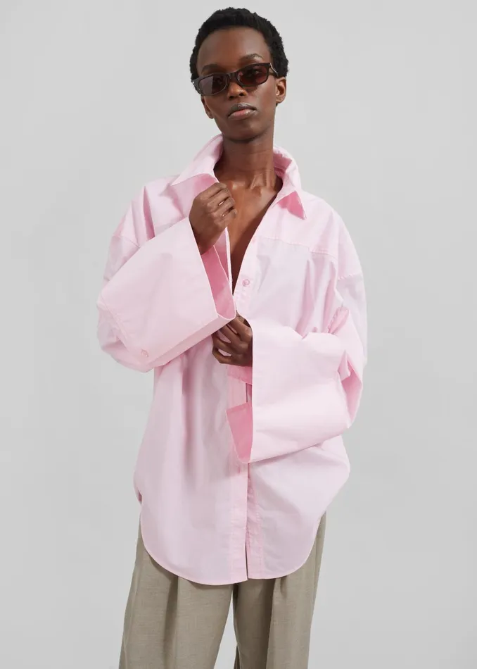 Women Rotate Oversized Shirt 8211 Fairy Tale The Frankie Shop Tops