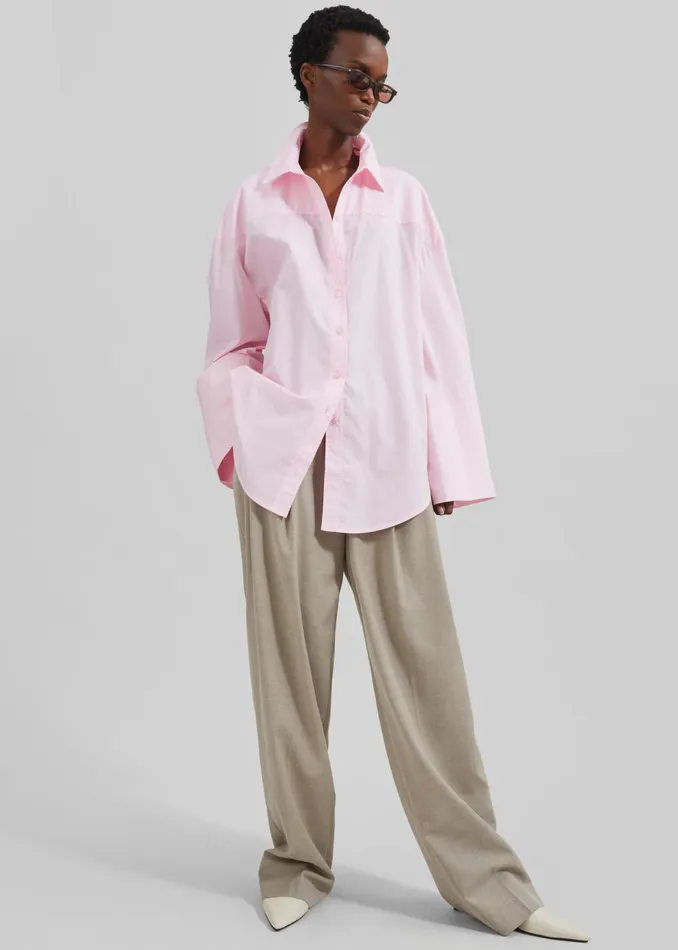 Women Rotate Oversized Shirt 8211 Fairy Tale The Frankie Shop Tops