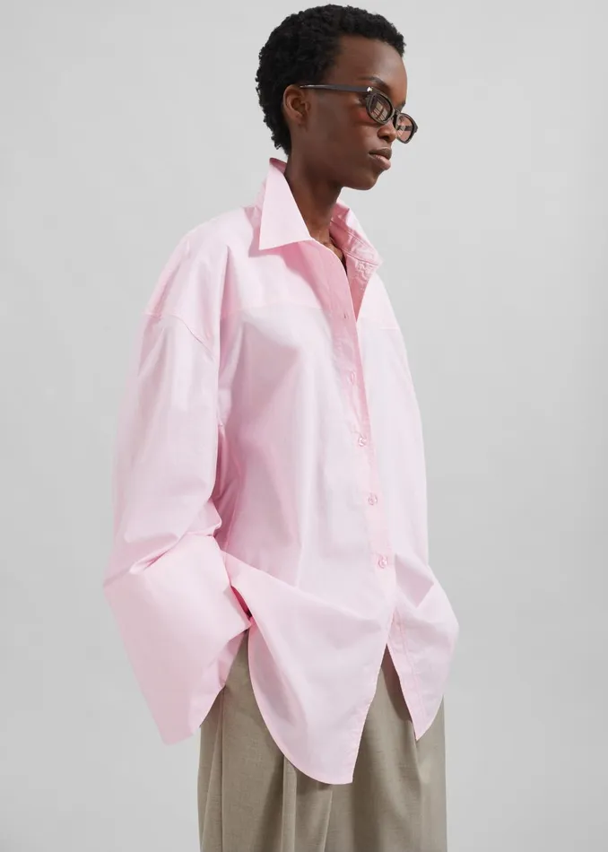 Women Rotate Oversized Shirt 8211 Fairy Tale The Frankie Shop Tops