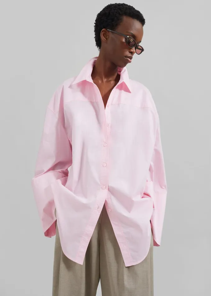 Women Rotate Oversized Shirt 8211 Fairy Tale The Frankie Shop Tops