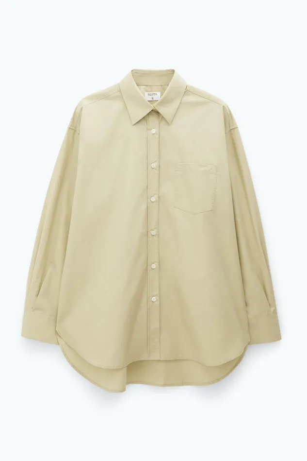 Women Sammy Shirt Matcha Green Filippa K Shirts and Blouses