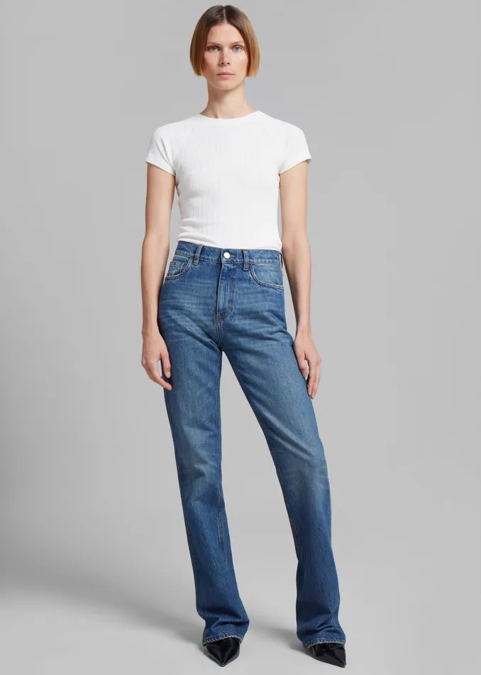 Women Samse Samse Salinn TShirt 8211 White The Frankie Shop Tops