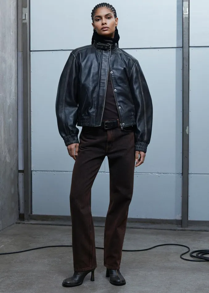 Women Samse Samse Sameadow Bomber 8211 Washed Black Olive The Frankie Shop Outerwear