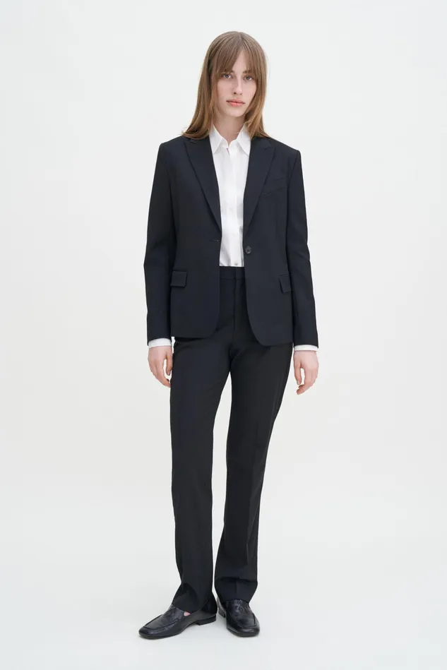 Women Sasha Cool Wool Blazer Black Filippa K Blazers