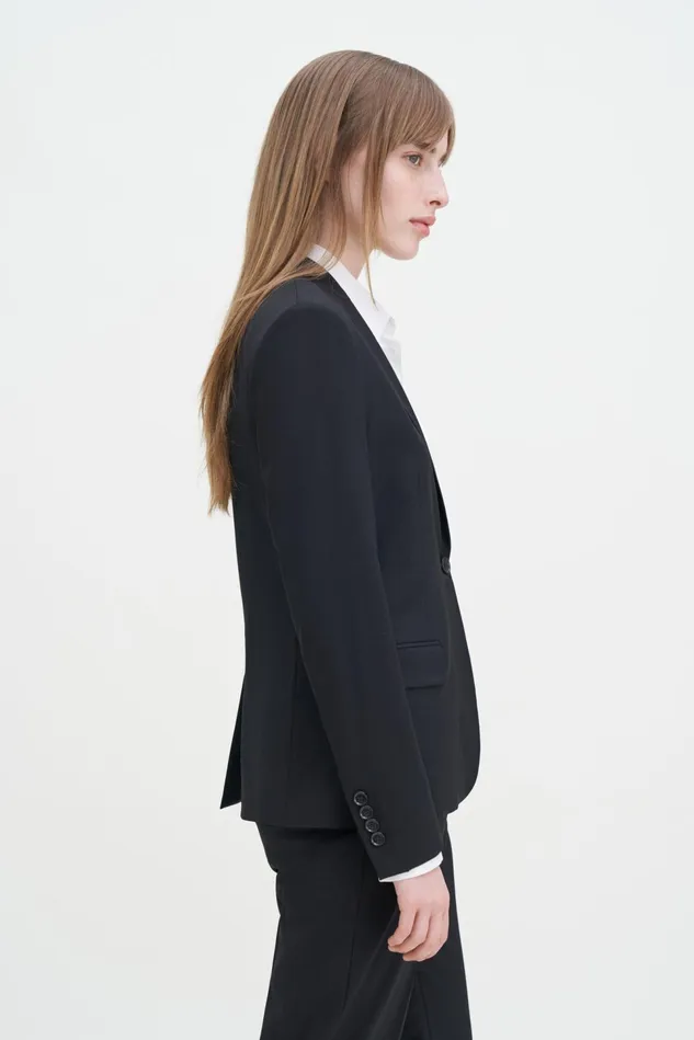 Women Sasha Cool Wool Blazer Black Filippa K Blazers