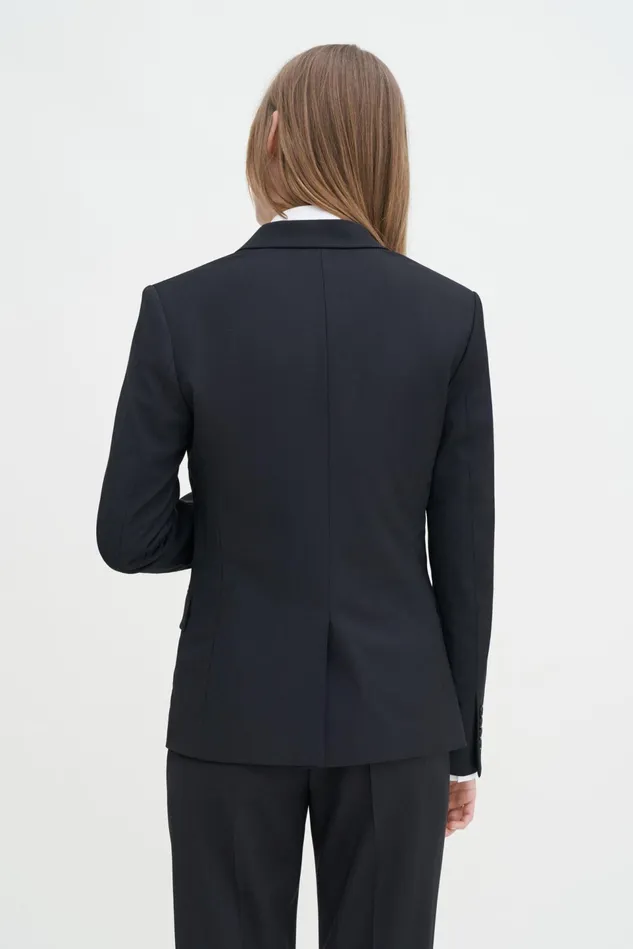 Women Sasha Cool Wool Blazer Black Filippa K Blazers
