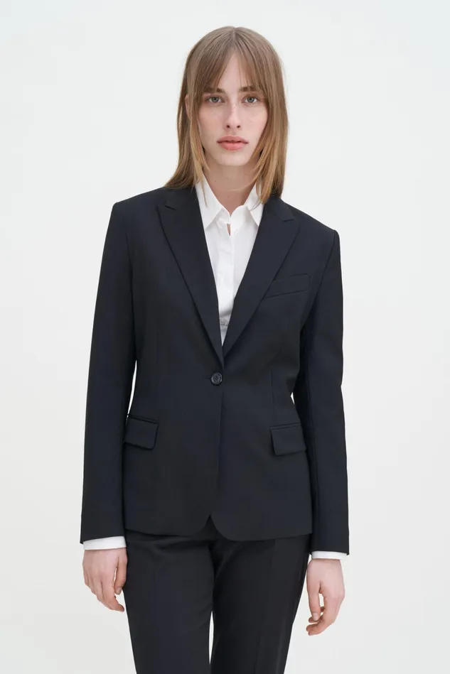 Women Sasha Cool Wool Blazer Black Filippa K Blazers