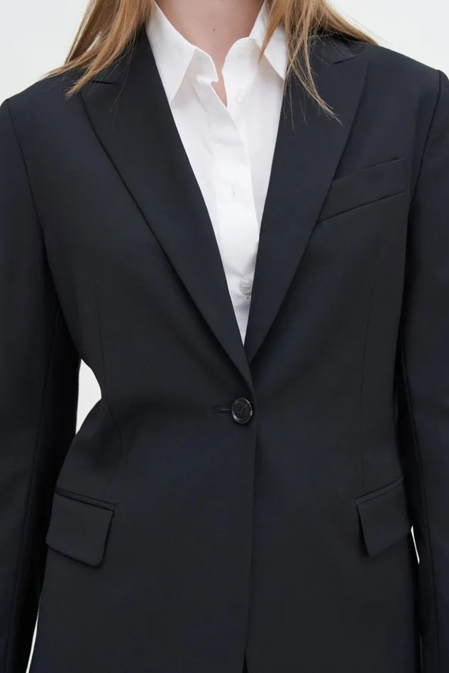 Women Sasha Cool Wool Blazer Black Filippa K Blazers
