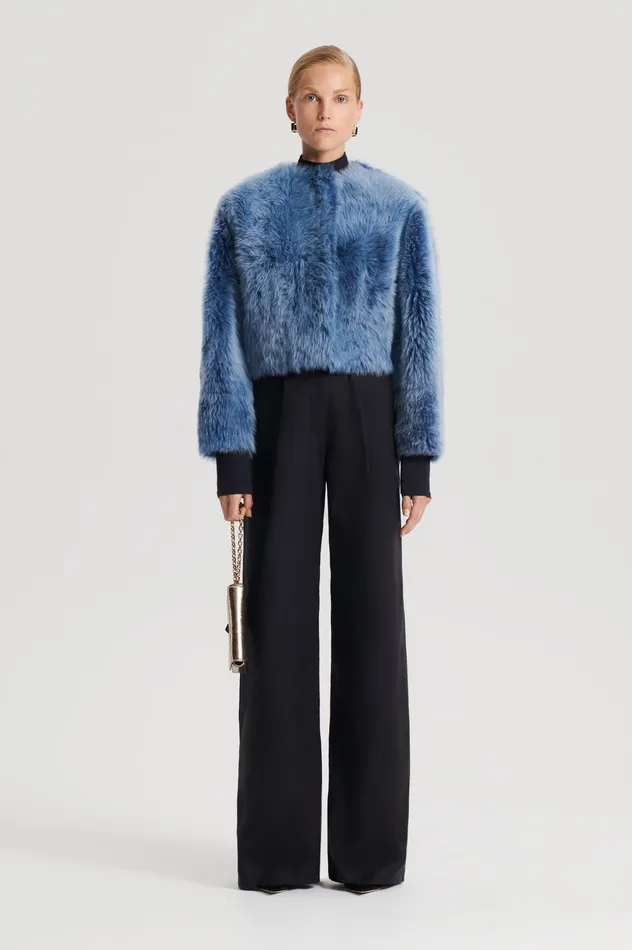 Women Scanlan Theodore TOSCANA COCOON JACKET DENIM Jackets