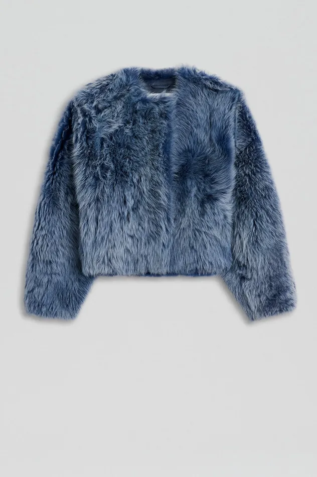 Women Scanlan Theodore TOSCANA COCOON JACKET DENIM Jackets