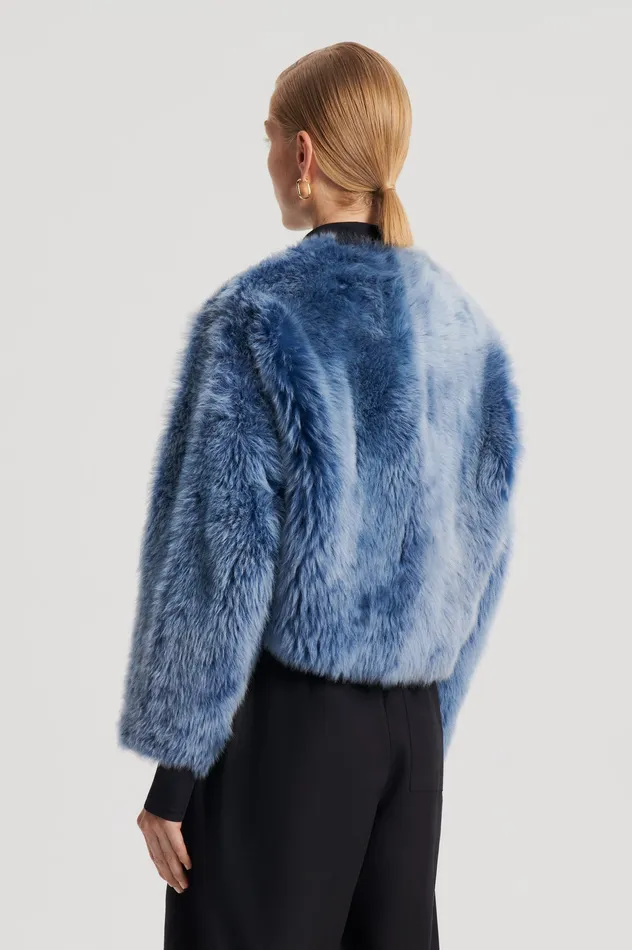 Women Scanlan Theodore TOSCANA COCOON JACKET DENIM Jackets