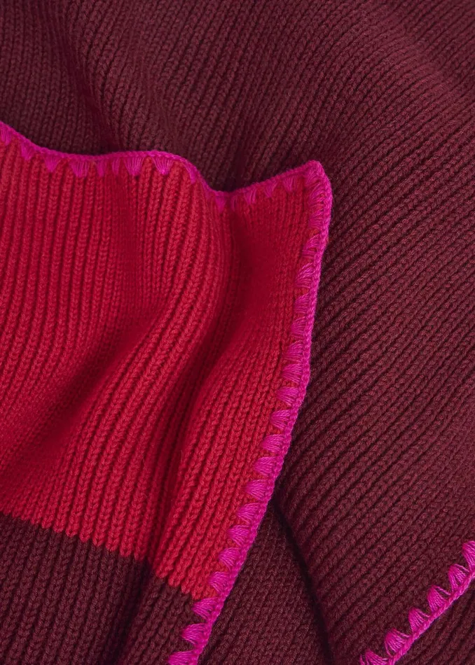Women Scarves Hobbs Esme Scarf Rhubarb Red