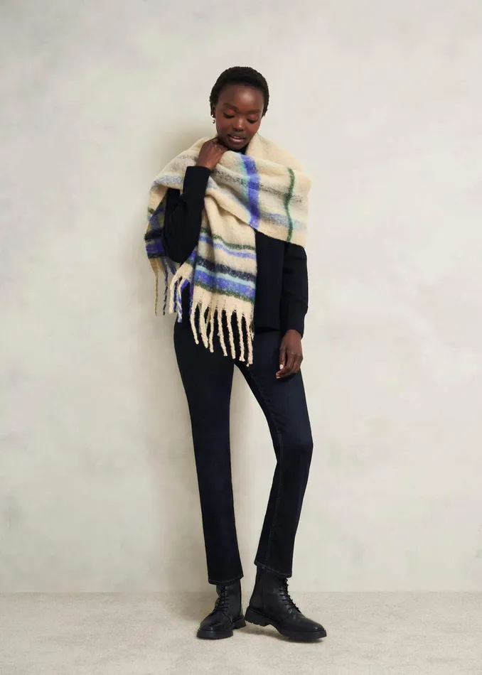 Women Scarves Hobbs Helen Scarf Beige Multi