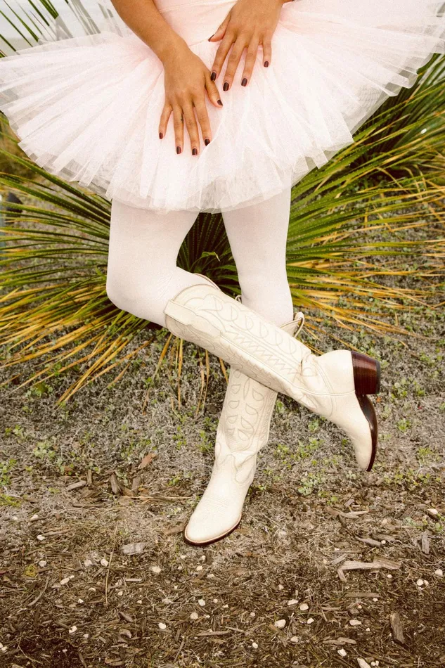 Women Shoes LoveShackFancy The Richmond Boot By City Boots Bone