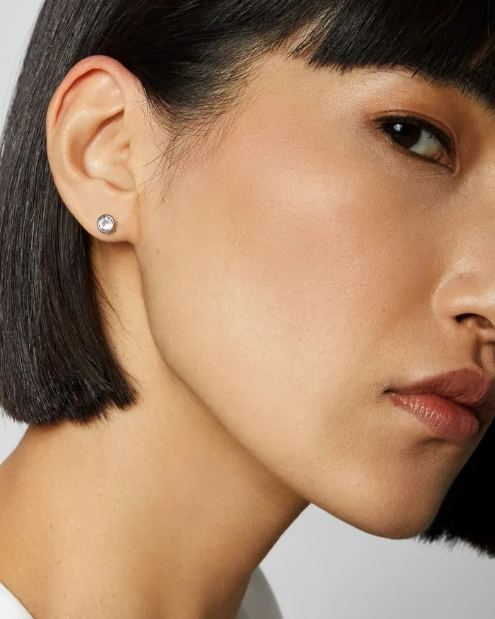 Women SINAA 8211 Round Stud Earrings Crystal Ted Baker Jewellery