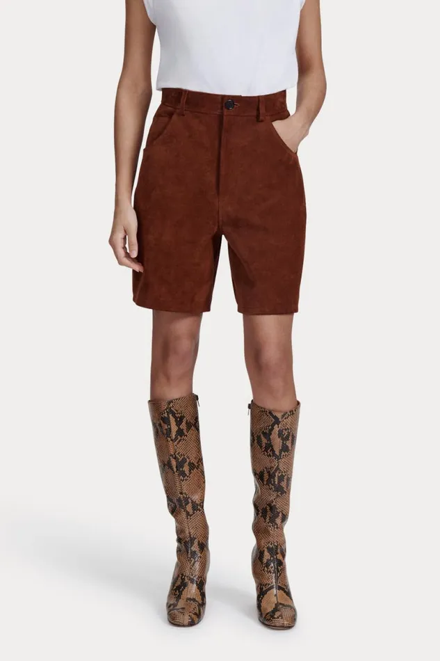 Women Skirts Shorts Rachel Comey Neely Short Chestnut
