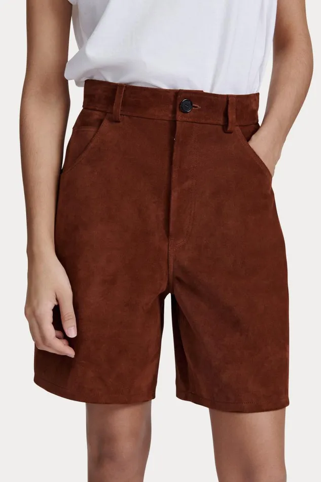 Women Skirts Shorts Rachel Comey Neely Short Chestnut