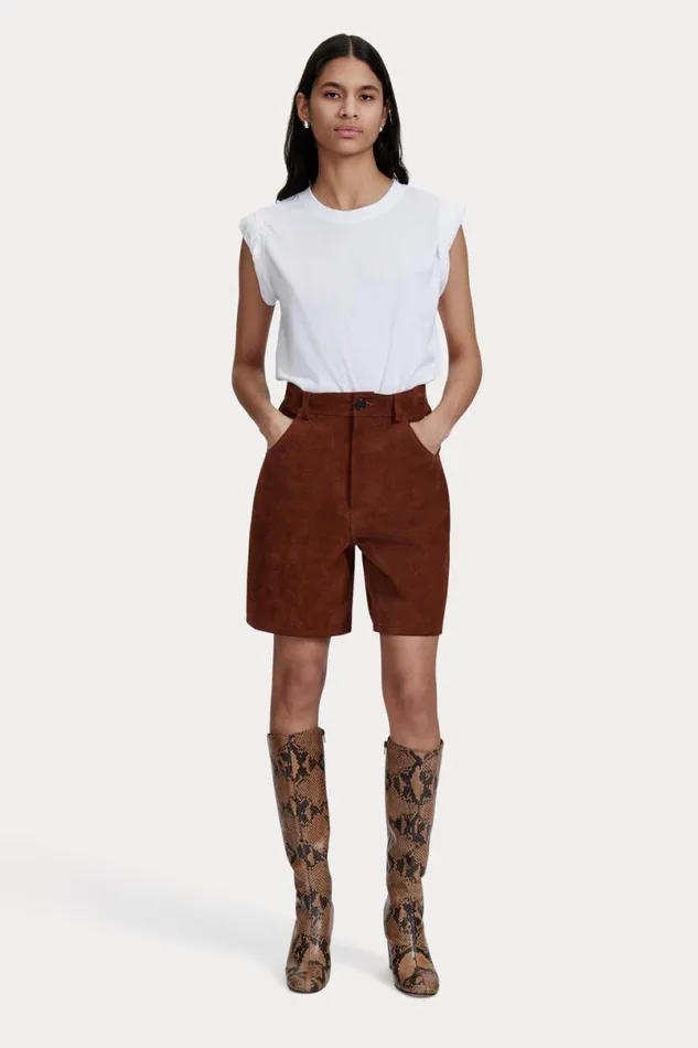 Women Skirts Shorts Rachel Comey Neely Short Chestnut