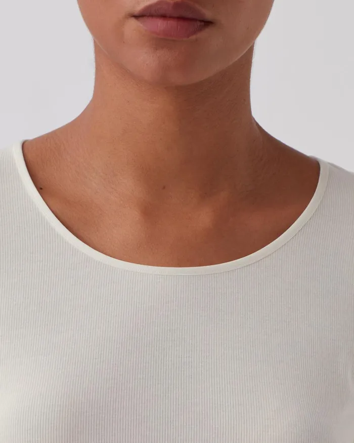 Women Slim Fit TShirt Ivory Comptoir Des Cotonniers TShirts