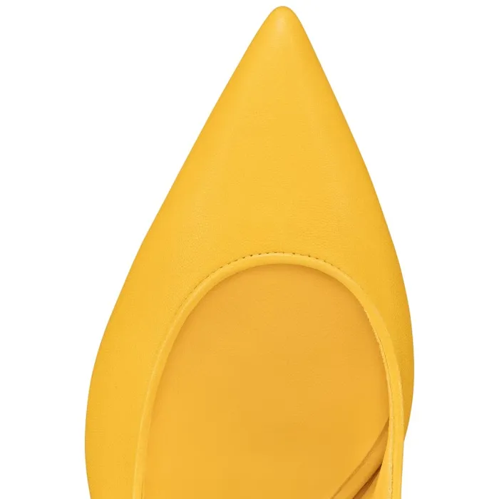 Women Sporty Kate Sling 55 Mm Sling Back Pumps 8211 Nappa Leather 8211 Pollen Christian Louboutin Pumps