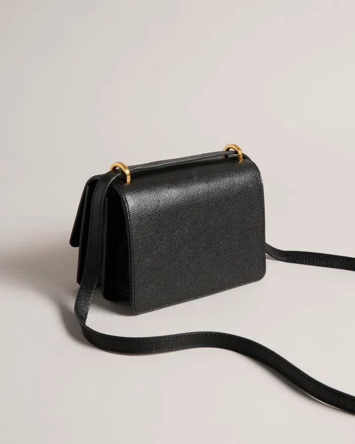 Women SSLOANE 8211 Leather Padlock Mini Shoulder Bag Black Ted Baker Crossbody Bags Women SSLOANE 8211 Leather Padlock Mini Shoulder Bag Black Ted Baker Crossbody Bags