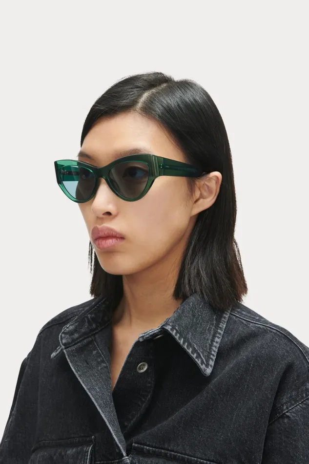 Women Sunglasses Rachel Comey Dolce Sunglasses Green