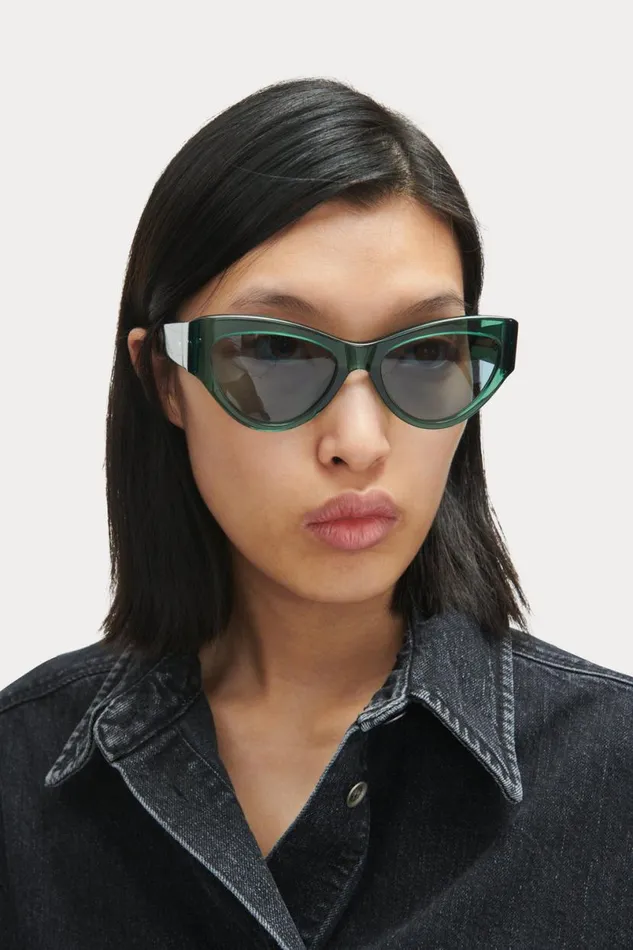Women Sunglasses Rachel Comey Dolce Sunglasses Green