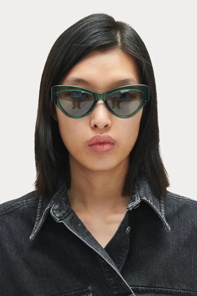 Women Sunglasses Rachel Comey Dolce Sunglasses Green