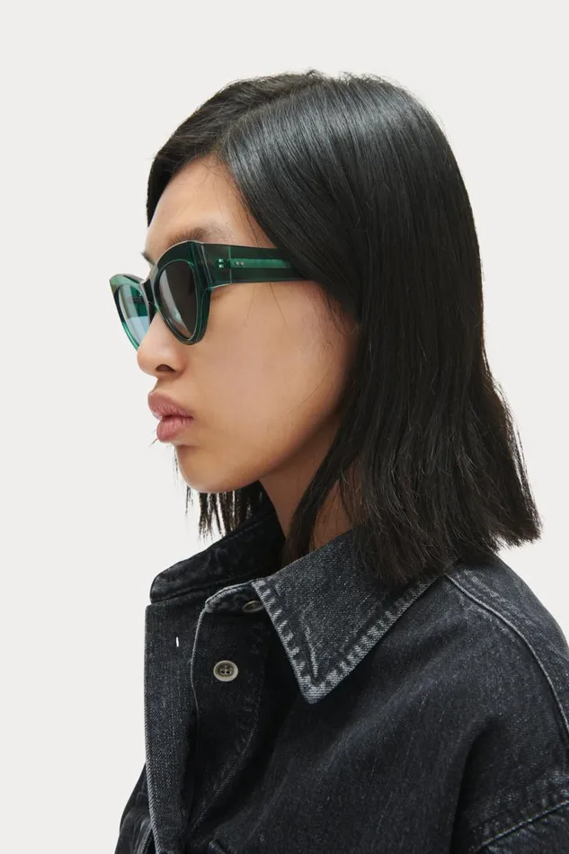 Women Sunglasses Rachel Comey Dolce Sunglasses Green